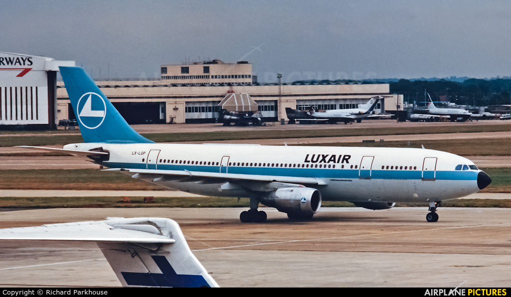 Luxair LX-LGP aircraft at London - Heathrow