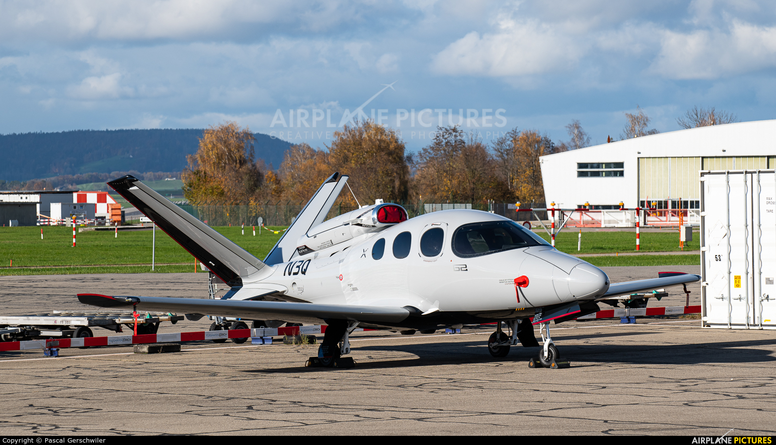 Private N3Q aircraft at Zurich