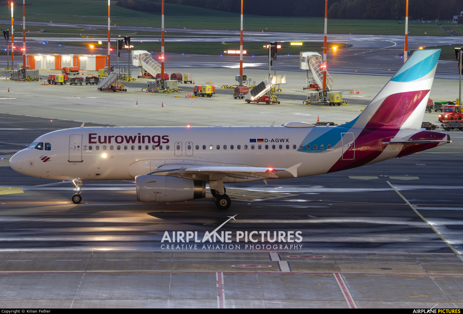 Eurowings D-AGWX aircraft at Hamburg - Fuhlsbüttel