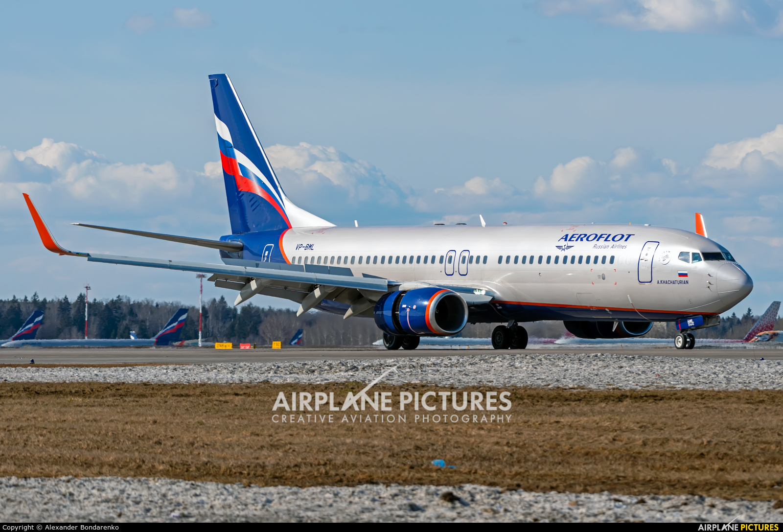 Aeroflot VP-BML aircraft at Moscow - Sheremetyevo