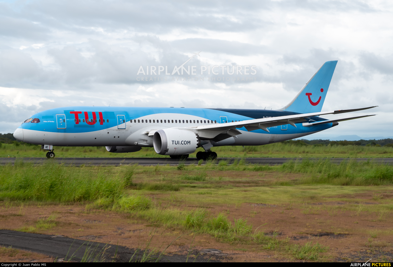TUI Airways G-TUIE aircraft at Liberia- Daniel Oduber Quirós Intl