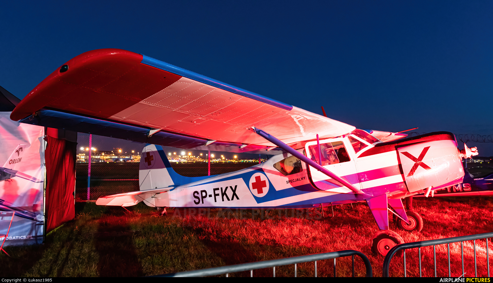 Aeroklub Radomski SP-FKX aircraft at Warsaw - Frederic Chopin
