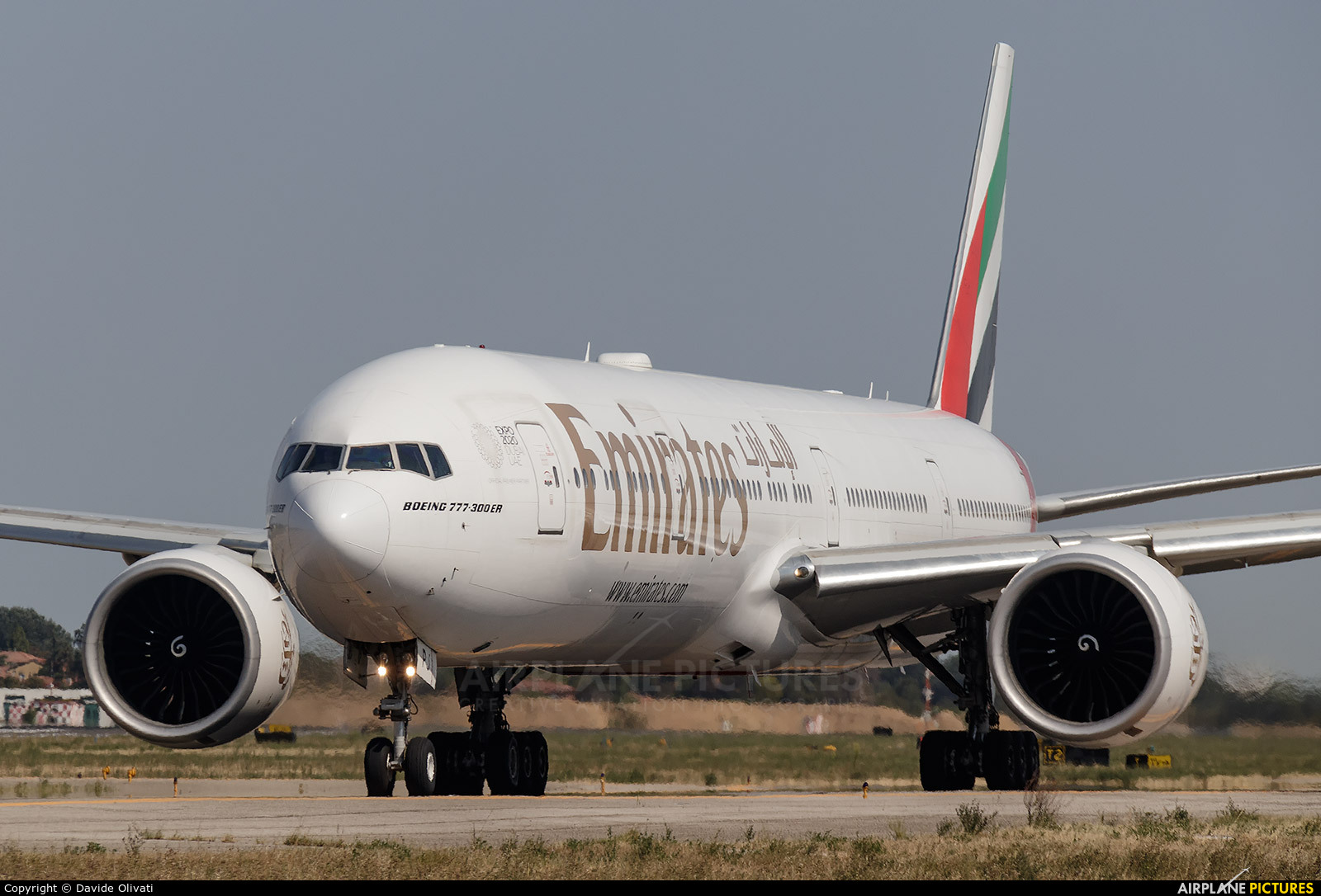 Emirates Airlines A6-EPJ aircraft at Bologna - Borgo Panigale