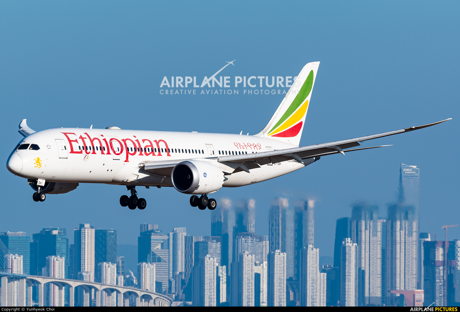 Ethiopian Airlines ET-ASH aircraft at Seoul - Incheon