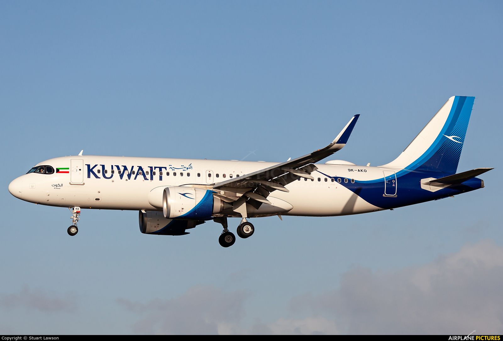 Kuwait Airways 9K-AKO aircraft at Manchester