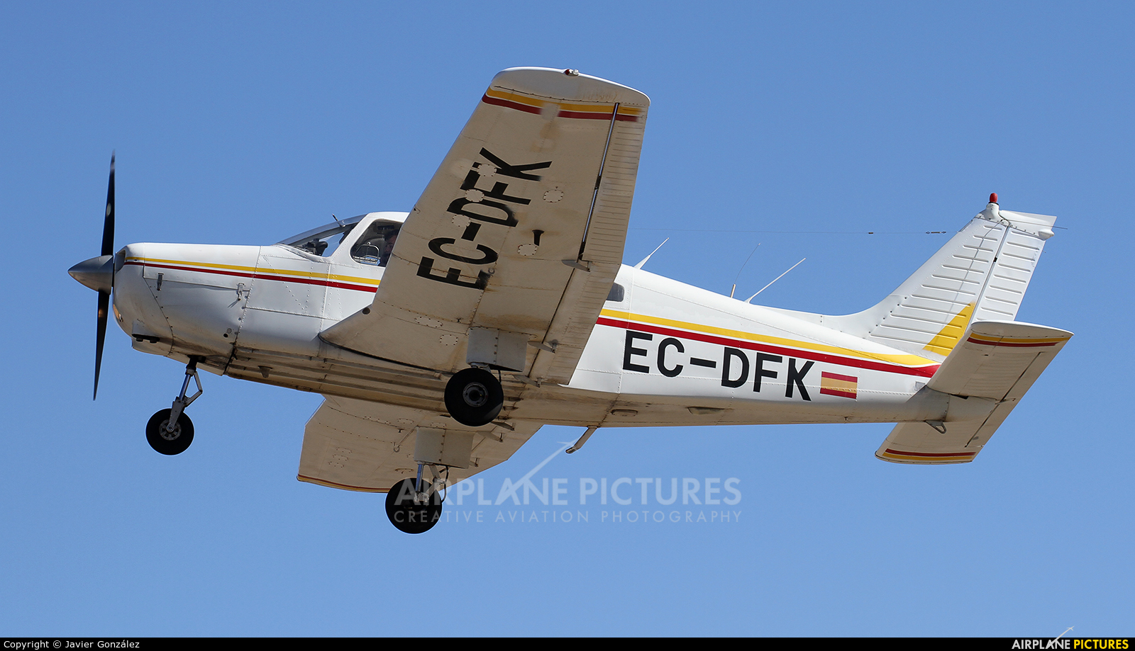Private EC-DFK aircraft at Requena