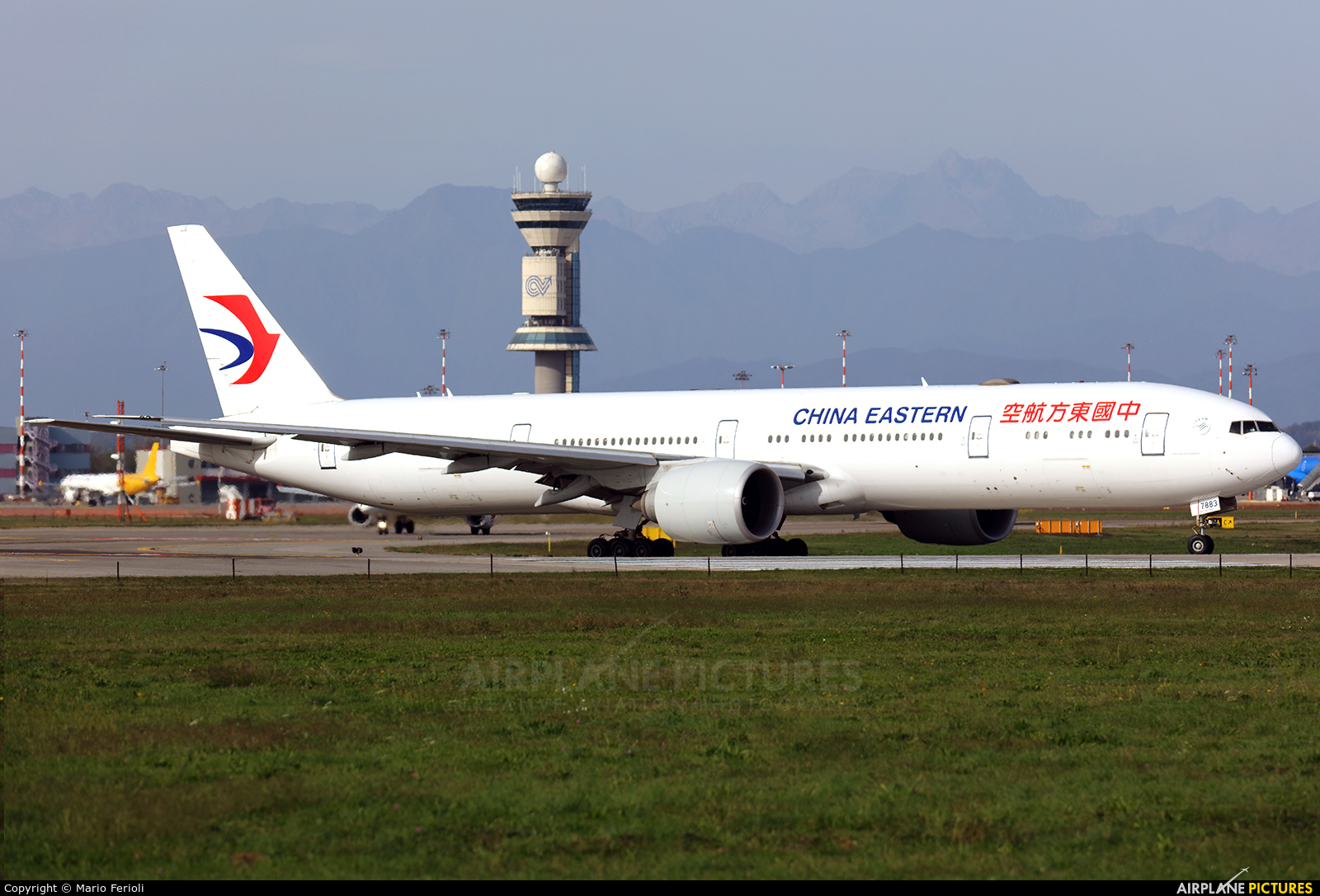 China Eastern Airlines B-7883 aircraft at Milan - Malpensa