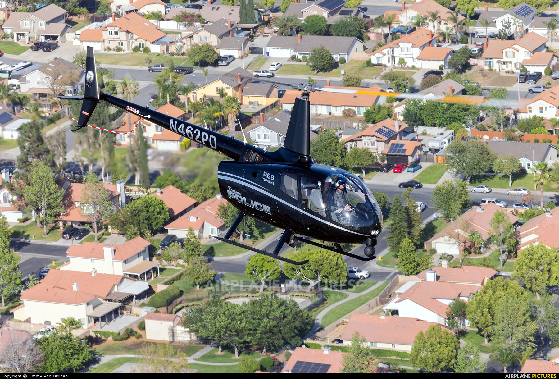 Fontana Police Air Support Unit N462PD aircraft at Off Airport - California