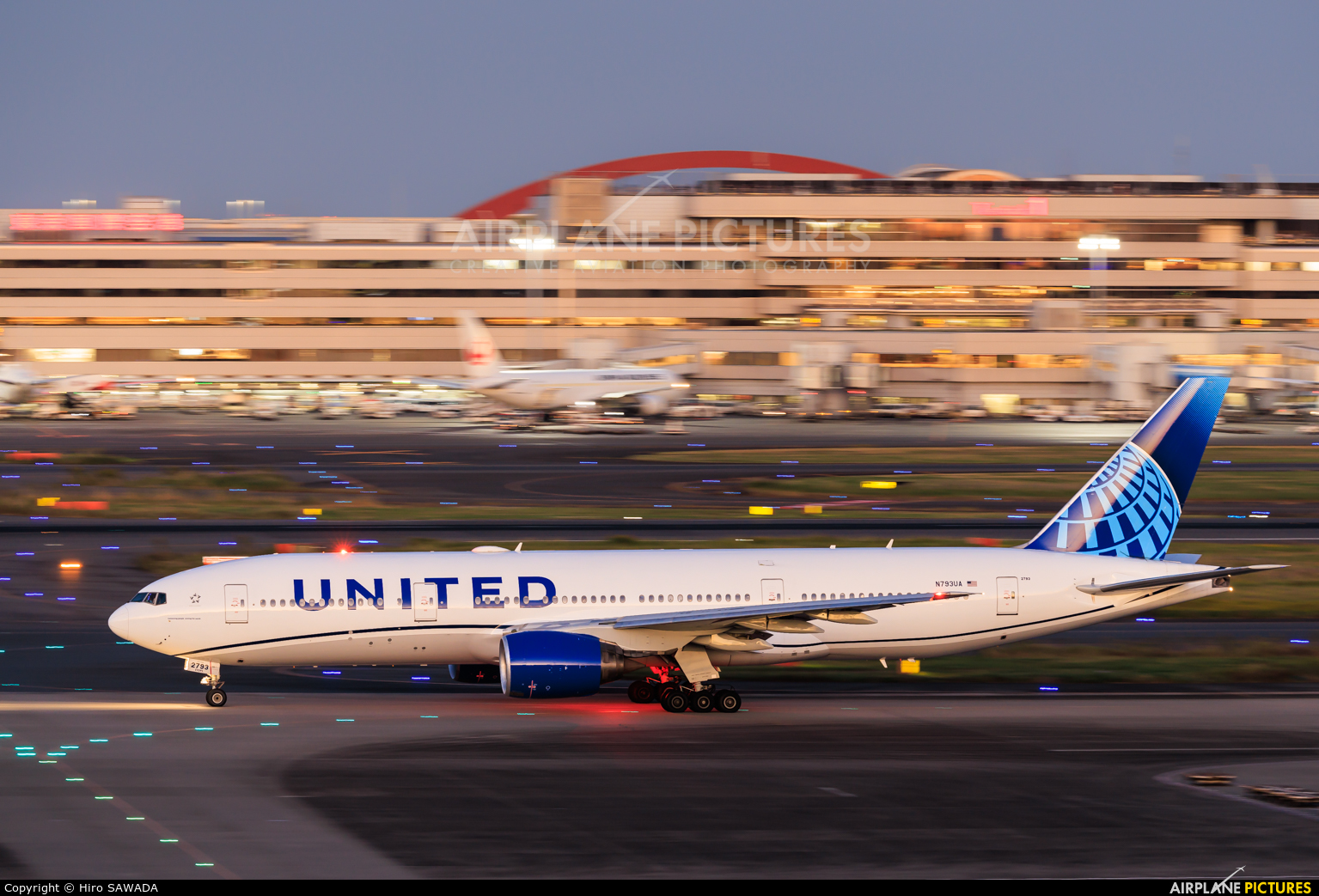 United Airlines N793UA aircraft at Tokyo - Haneda Intl