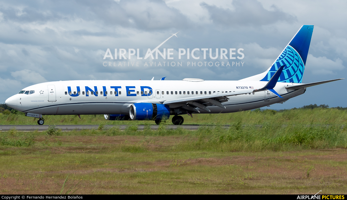United Airlines N73270 aircraft at Liberia- Daniel Oduber Quirós Intl