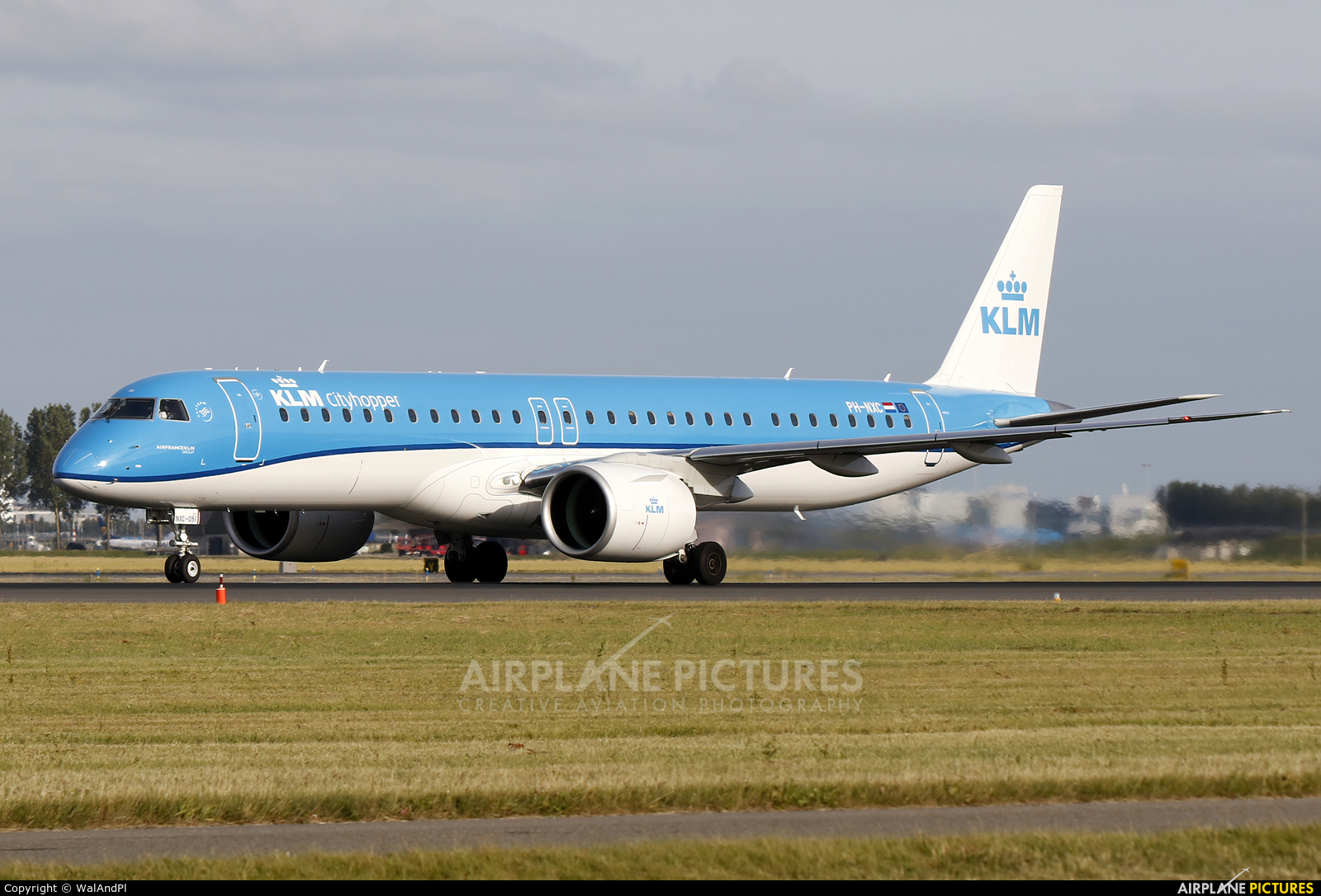 KLM Cityhopper PH-NXC aircraft at Amsterdam - Schiphol