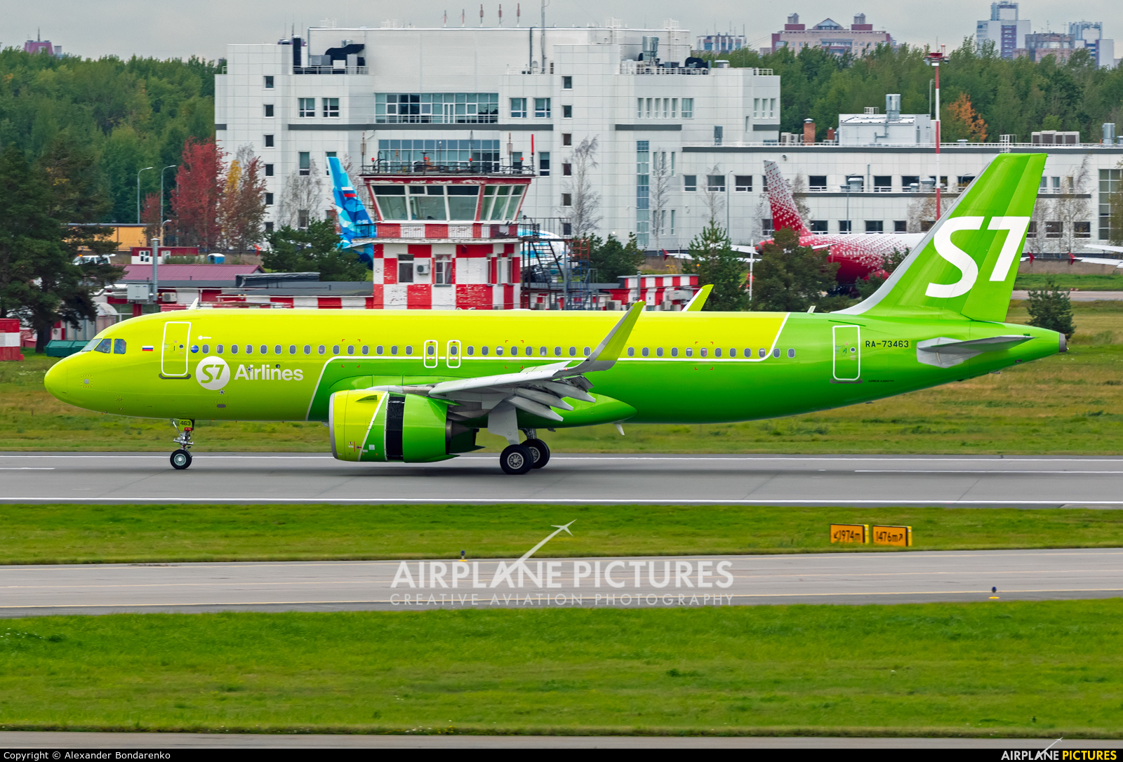 S7 Airlines RA-73463 aircraft at St. Petersburg - Pulkovo