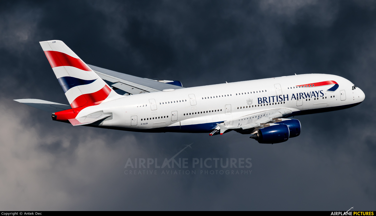 British Airways G-XLEK aircraft at London - Heathrow