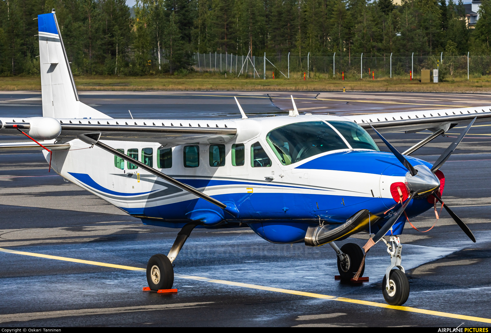 Blom Geomatics AS LN-LOL aircraft at Rovaniemi