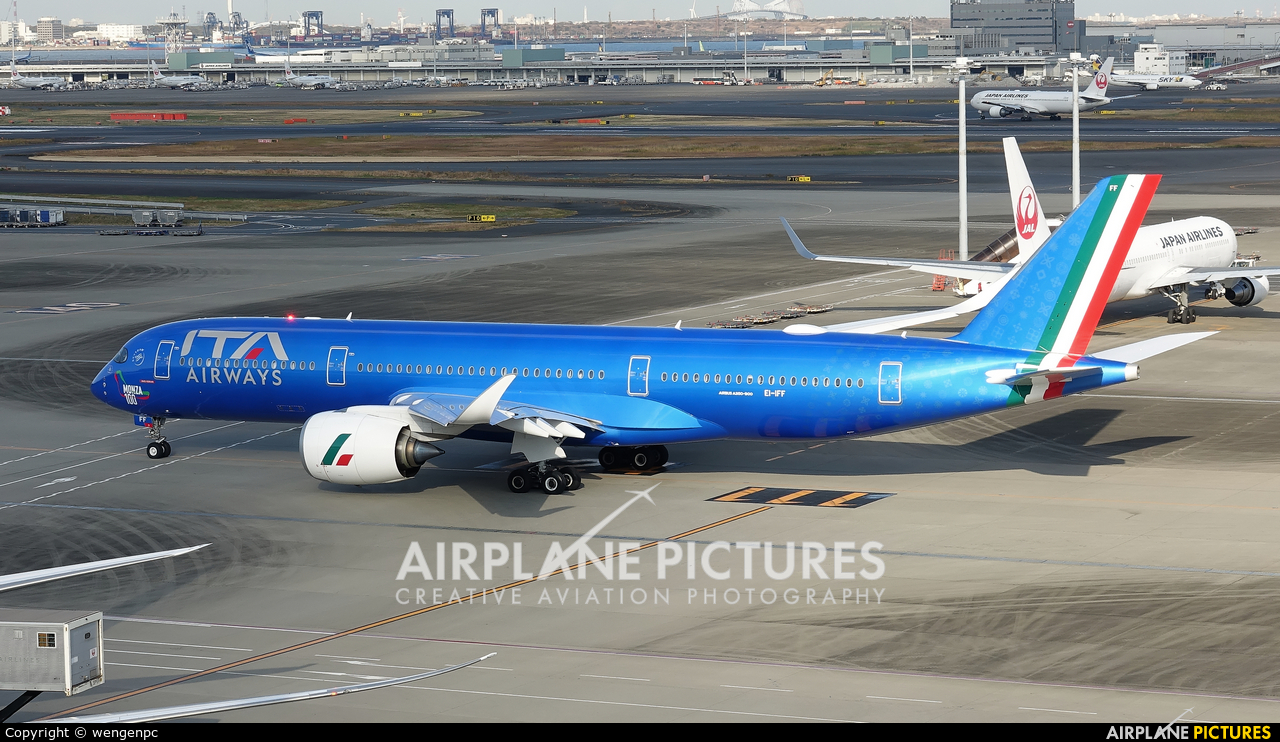 ITA Airways EI-IFF aircraft at Tokyo - Haneda Intl