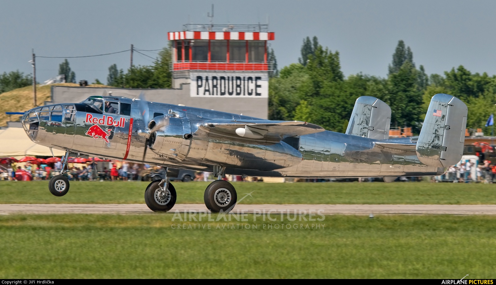 The Flying Bulls N6123C aircraft at Pardubice