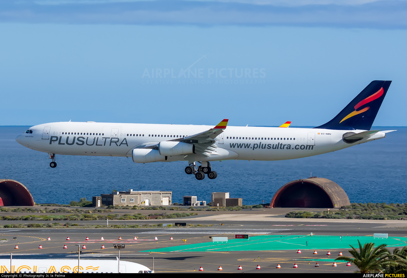 Plus Ultra EC-NBU aircraft at Aeropuerto de Gran Canaria