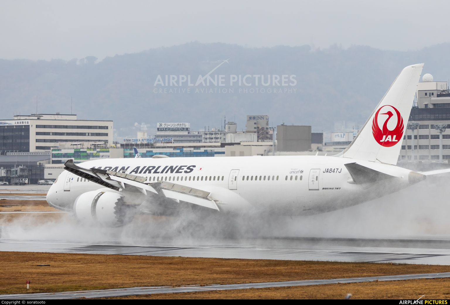 JAL - Japan Airlines JA847J aircraft at Osaka - Itami Intl
