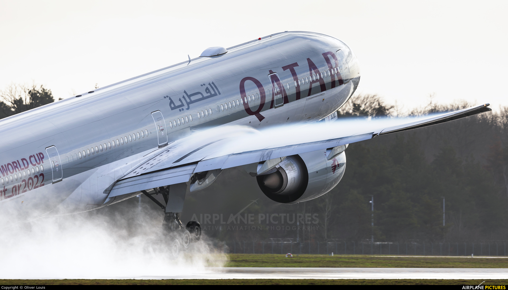 Qatar Airways A7-BAM aircraft at Frankfurt