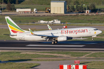 ET-AQQ - Ethiopian Airlines Boeing 737-800 BBJ