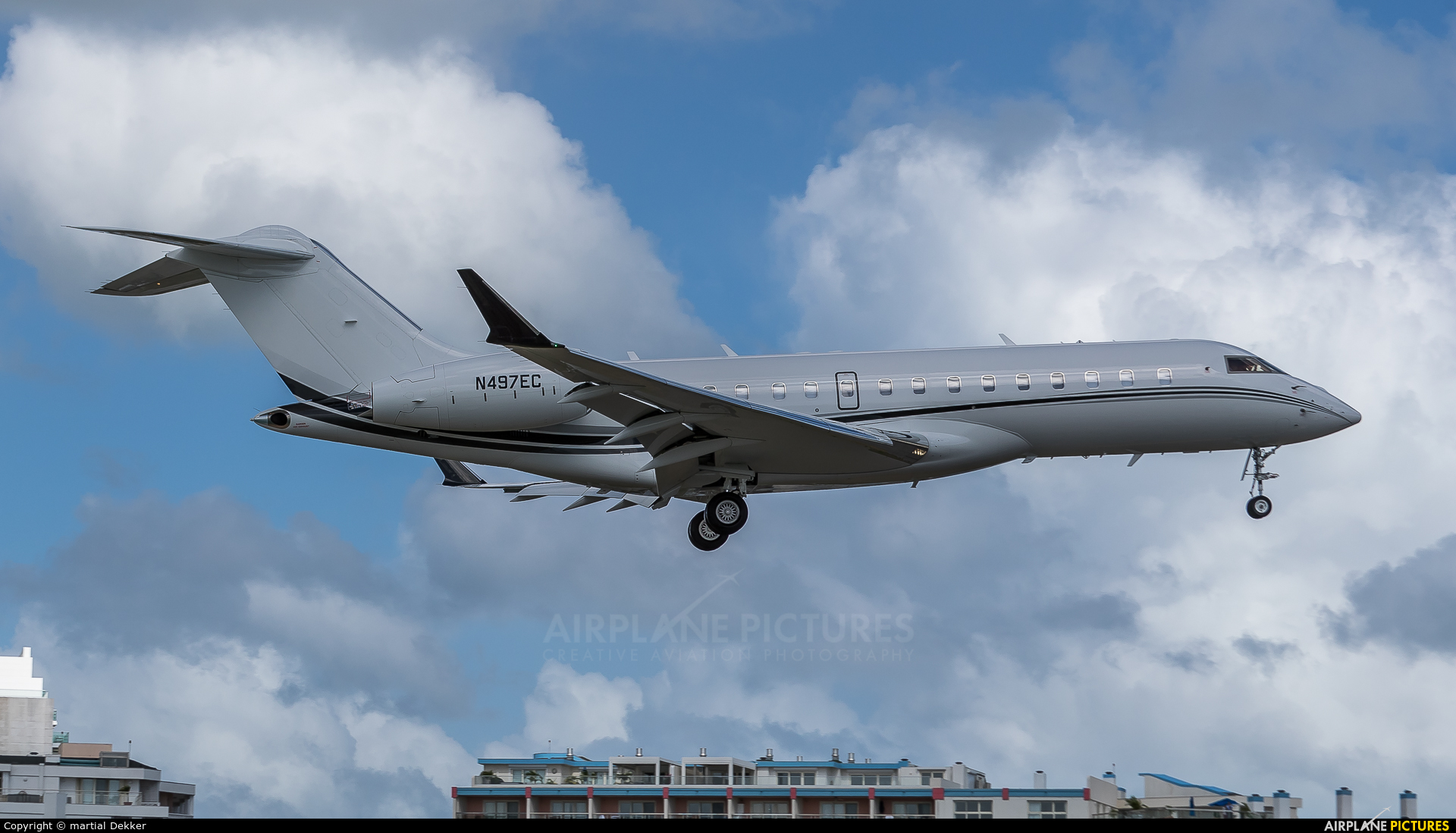 Private N497EC aircraft at Sint Maarten - Princess Juliana Intl