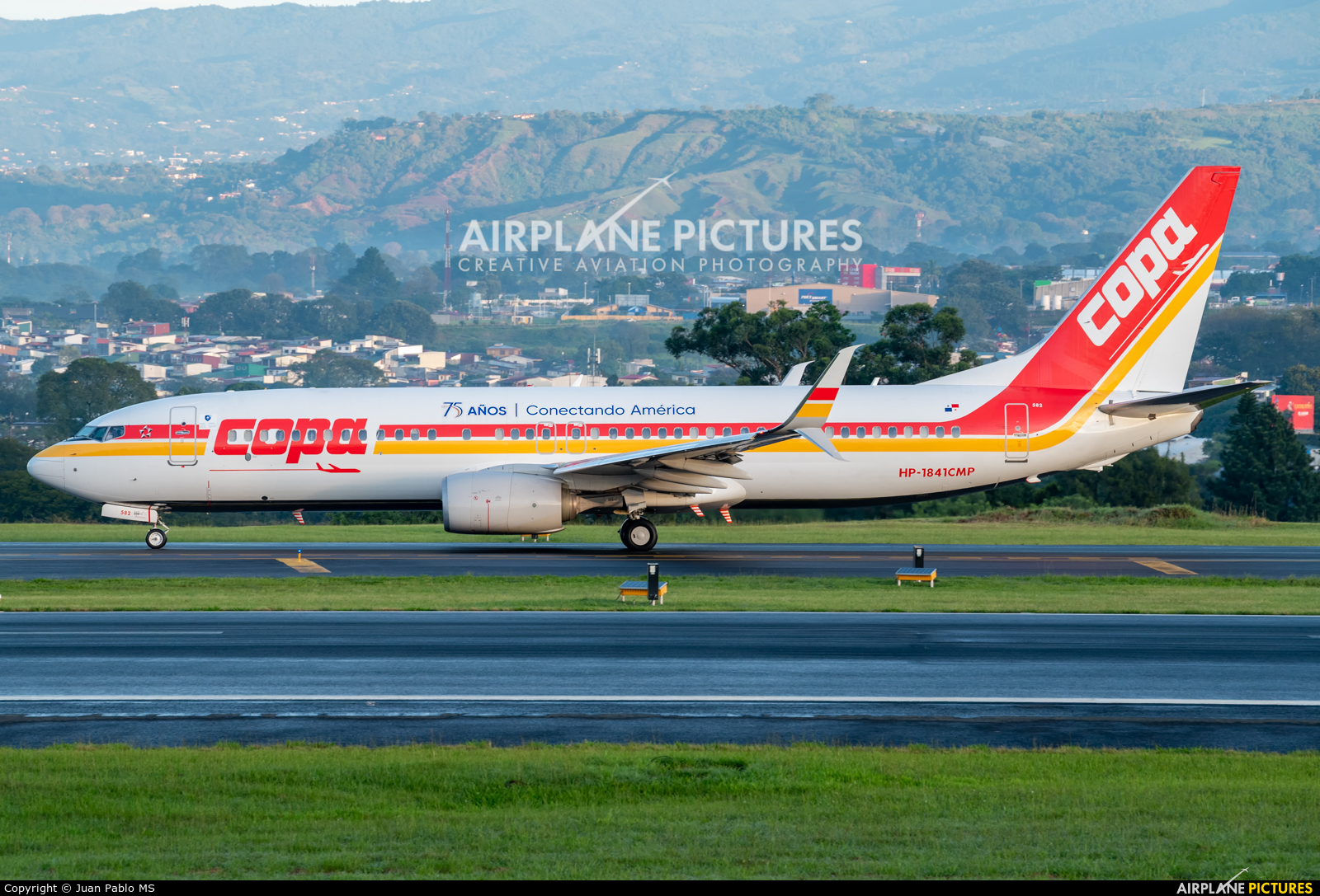 Copa Airlines HP-1841CMP aircraft at San Jose - Juan Santamaría Intl