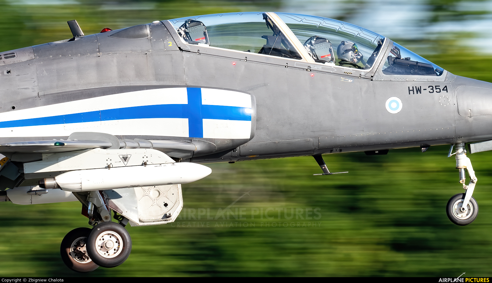 Finland - Air Force: Midnight Hawks HW-354 aircraft at Sweden/Uppsala