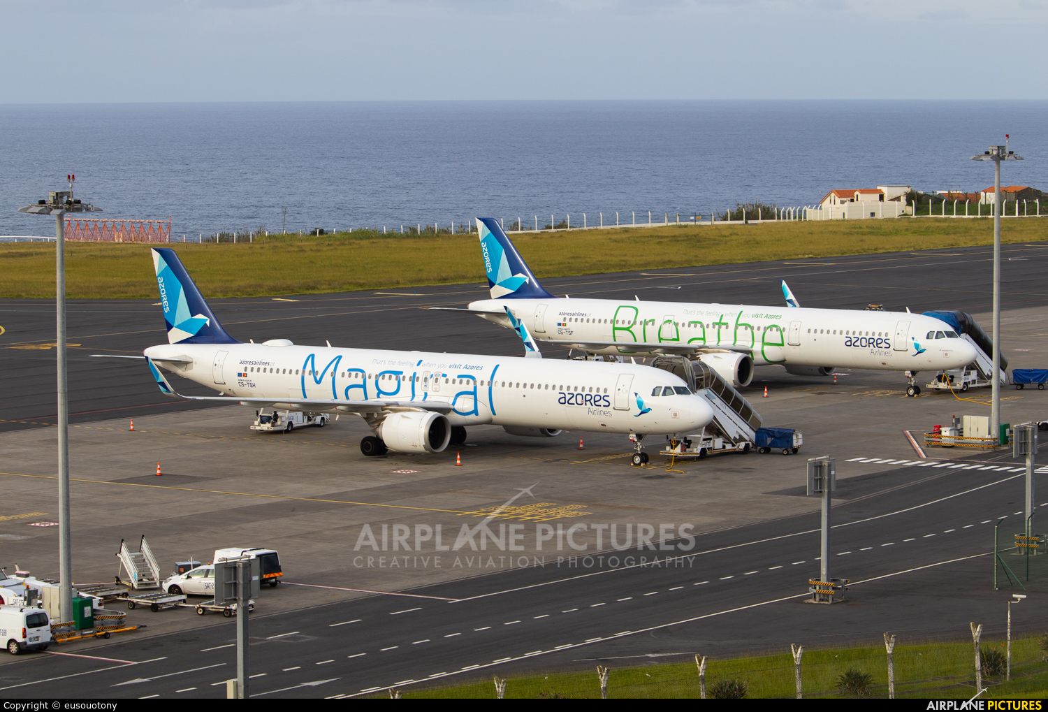 Azores Airlines CS-TSH aircraft at Azores - Ponta Delgada
