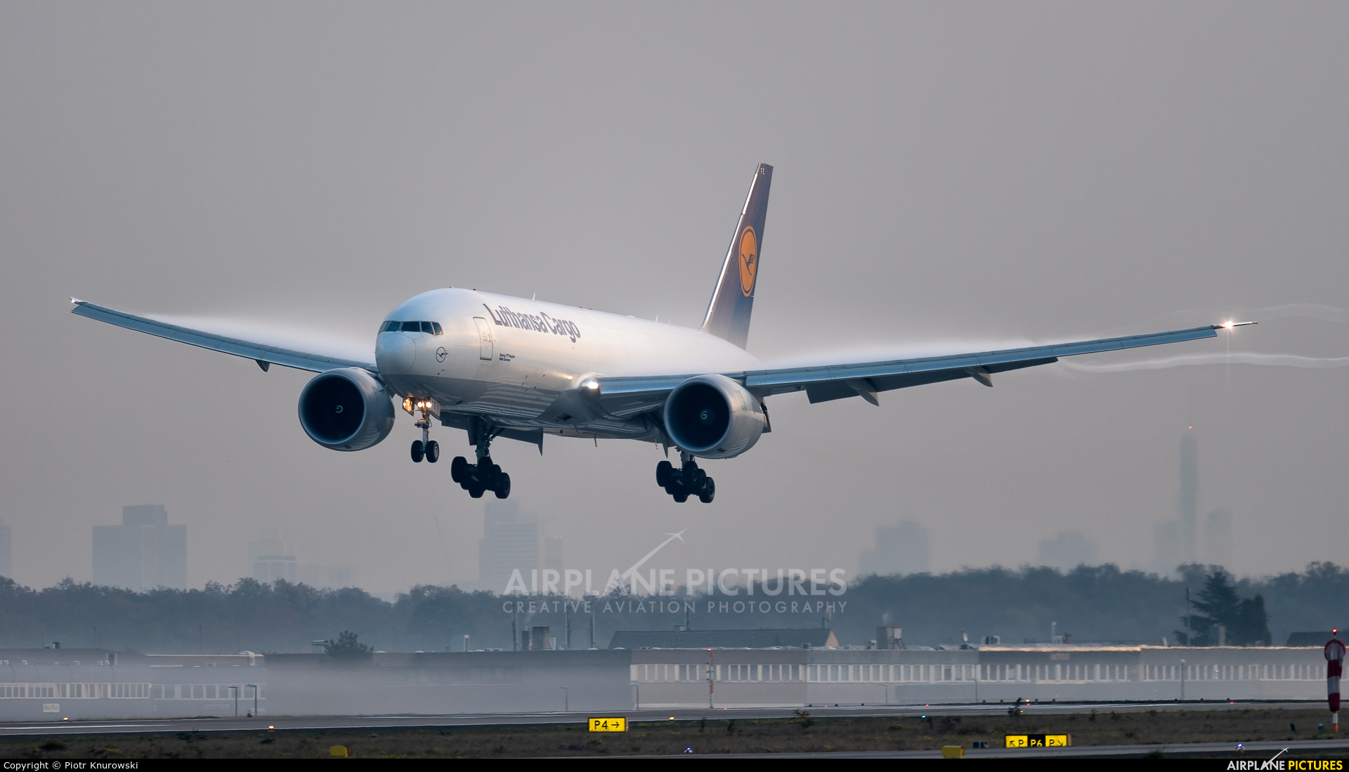 Lufthansa Cargo D-ALFE aircraft at Frankfurt