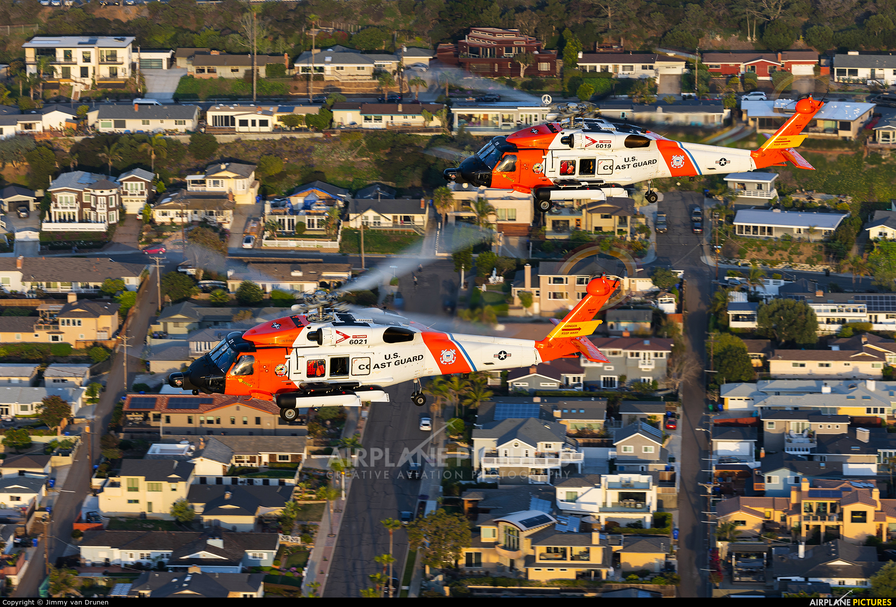 USA - Coast Guard 6021 aircraft at In Flight - California