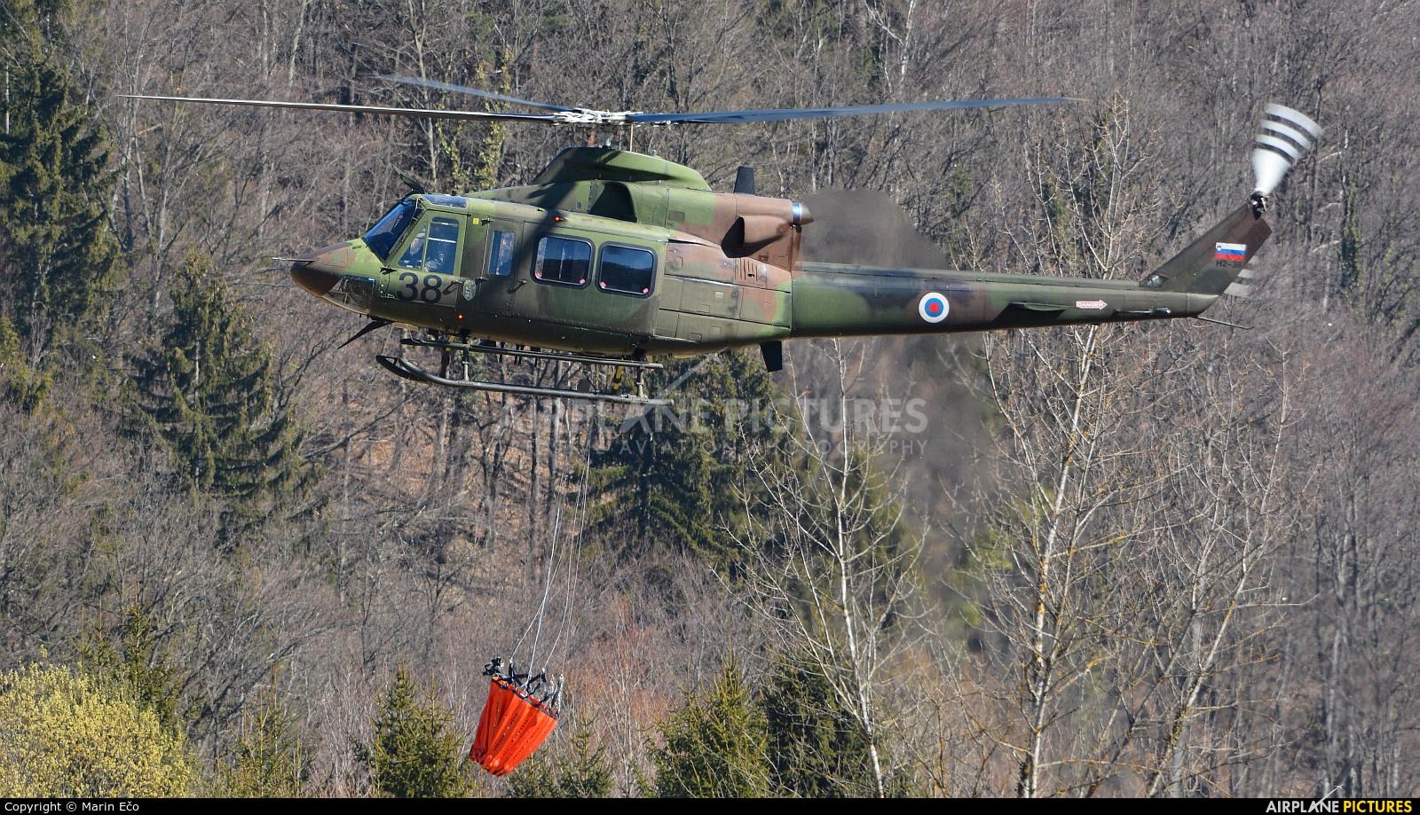 Slovenia - Air Force H2-38 aircraft at Off Airport - Slovenia