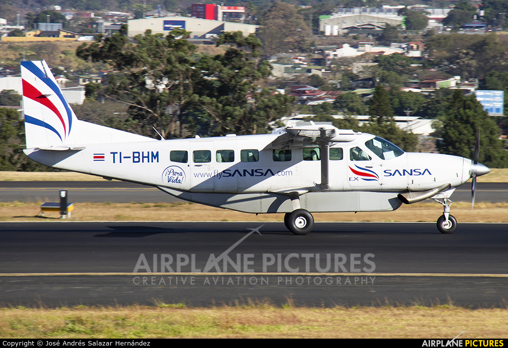 Sansa Airlines TI-BHM aircraft at San Jose - Juan Santamaría Intl
