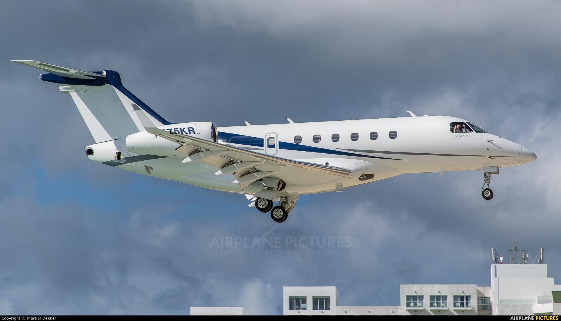 Private N375KR aircraft at Sint Maarten - Princess Juliana Intl