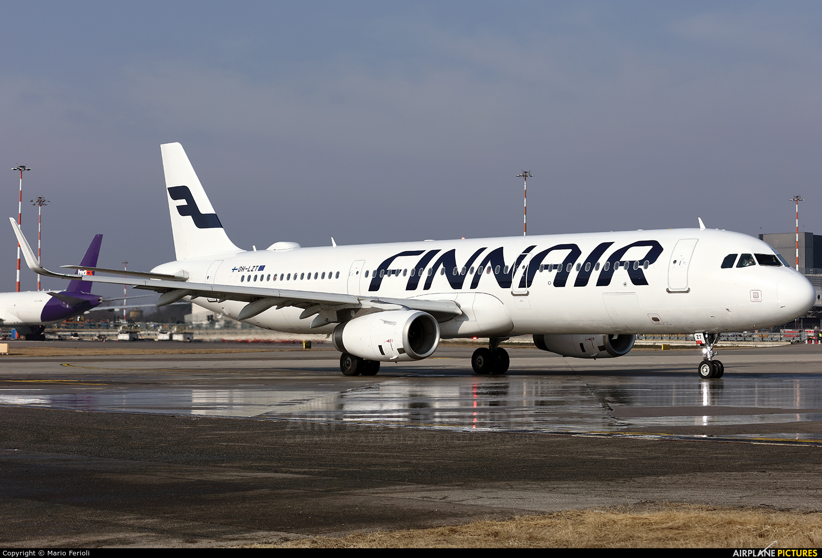 Finnair OH-LZT aircraft at Milan - Malpensa