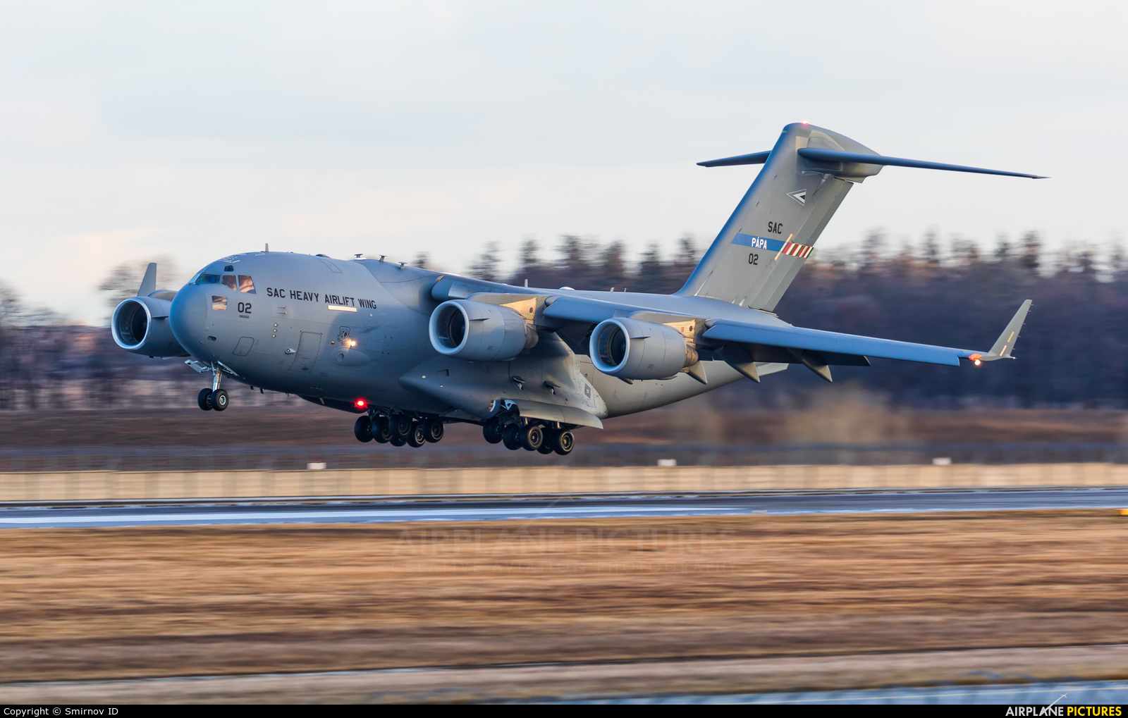 Strategic Airlift Capability NATO 08-0002 aircraft at Kyiv - Borispol