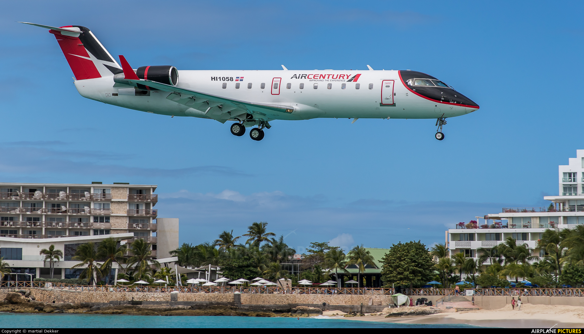 Air Century HI1058 aircraft at Sint Maarten - Princess Juliana Intl