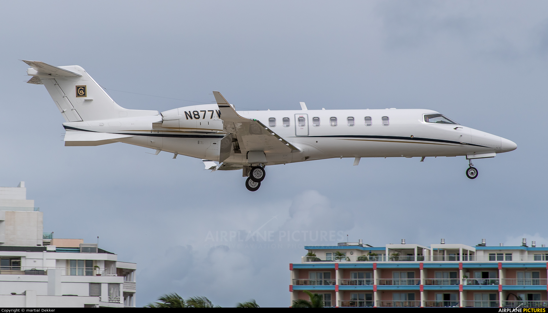 Private N877W aircraft at Sint Maarten - Princess Juliana Intl