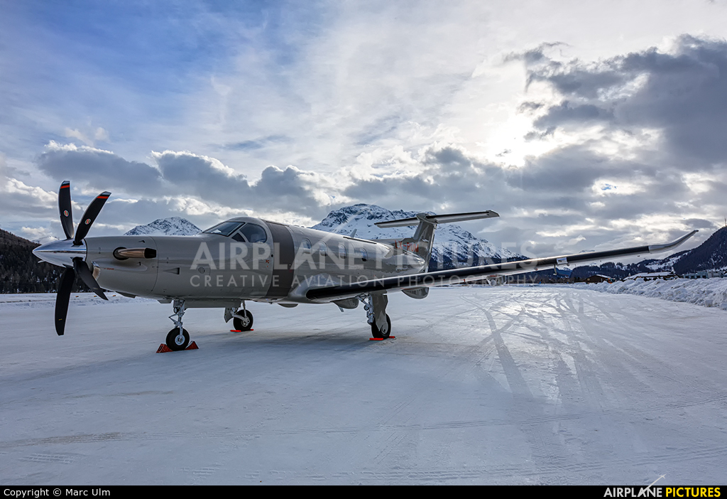 Jetfly Aviation LX-RUM aircraft at Samedan - Engadin