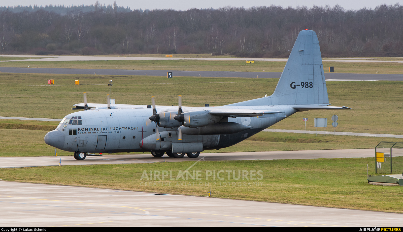 Netherlands - Air Force G-988 aircraft at Eindhoven