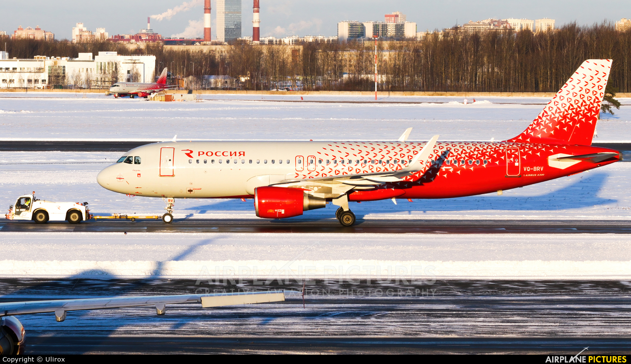 Rossiya VQ-BRV aircraft at St. Petersburg - Pulkovo