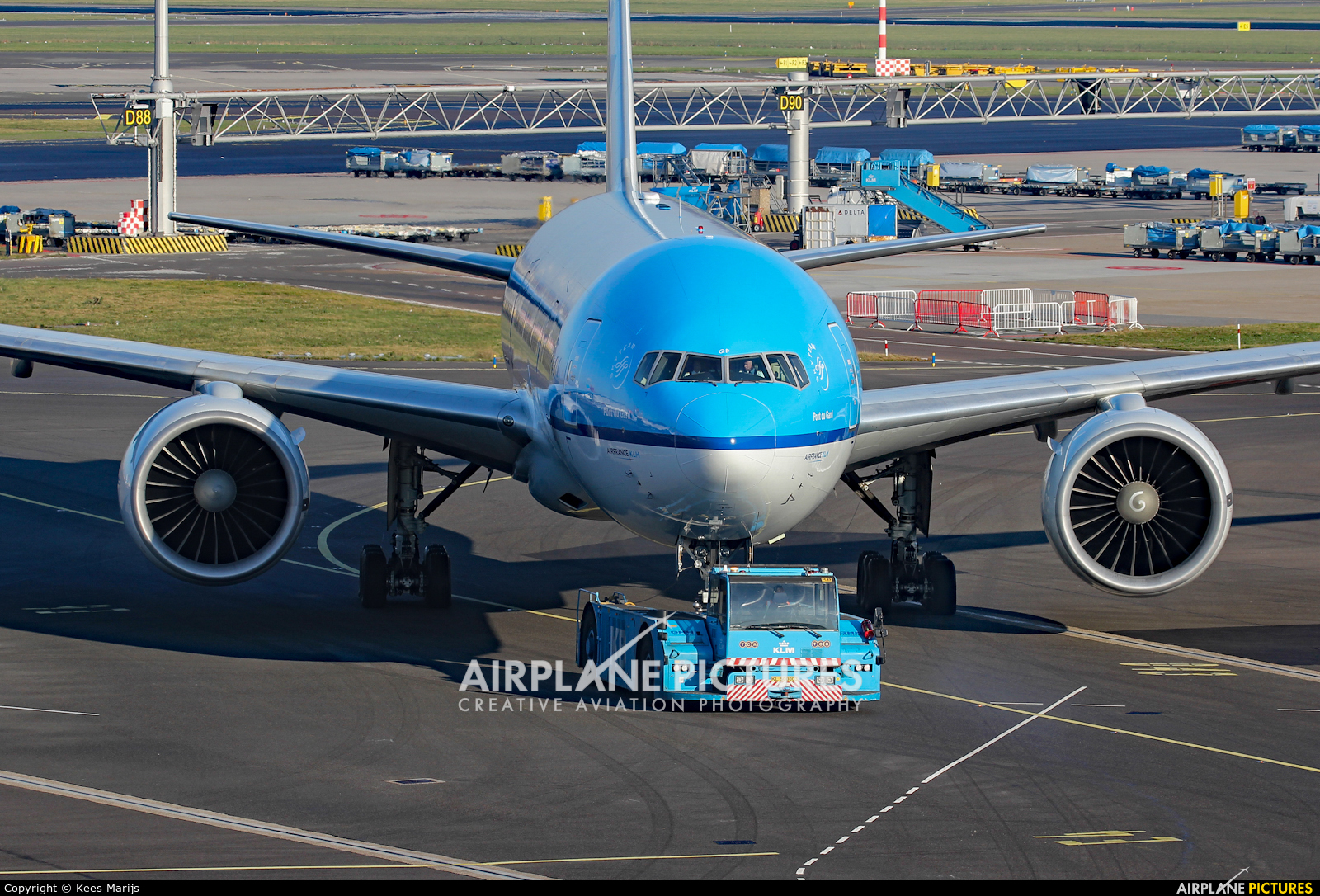 KLM PH-BQP aircraft at Amsterdam - Schiphol