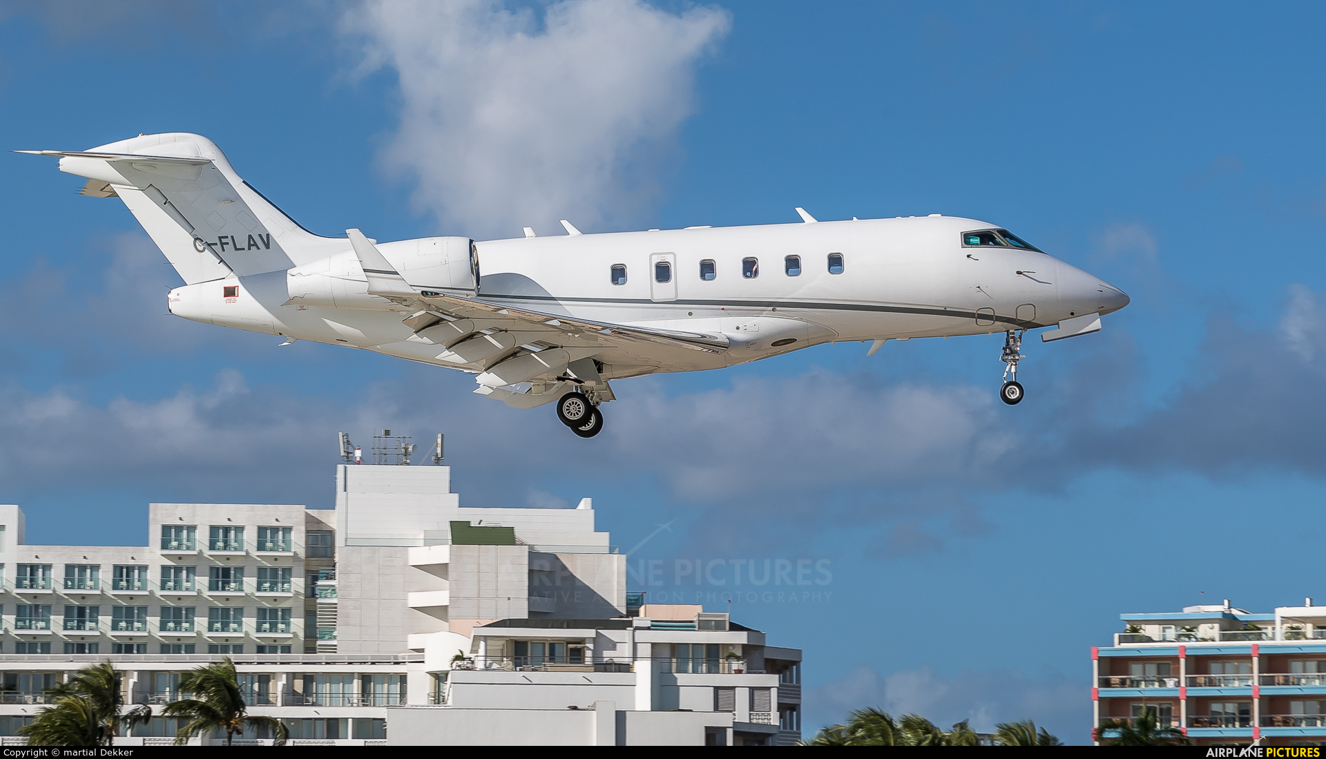Private C-FLAV aircraft at Sint Maarten - Princess Juliana Intl