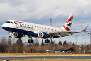 G-LCYL - British Airways - City Flyer Embraer ERJ-190 (190-100) aircraft