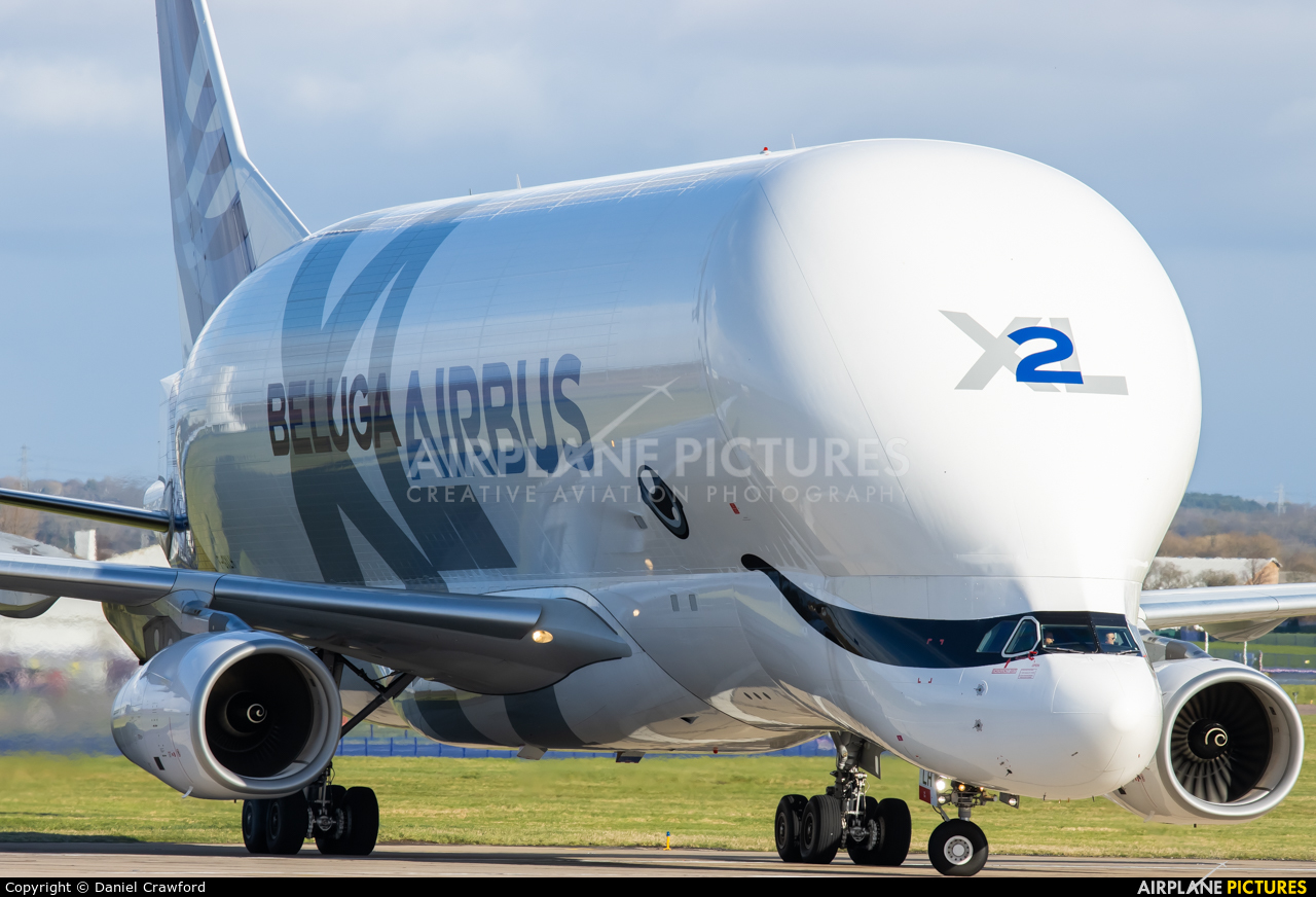 Airbus Transport International F-GXLH aircraft at Hawarden