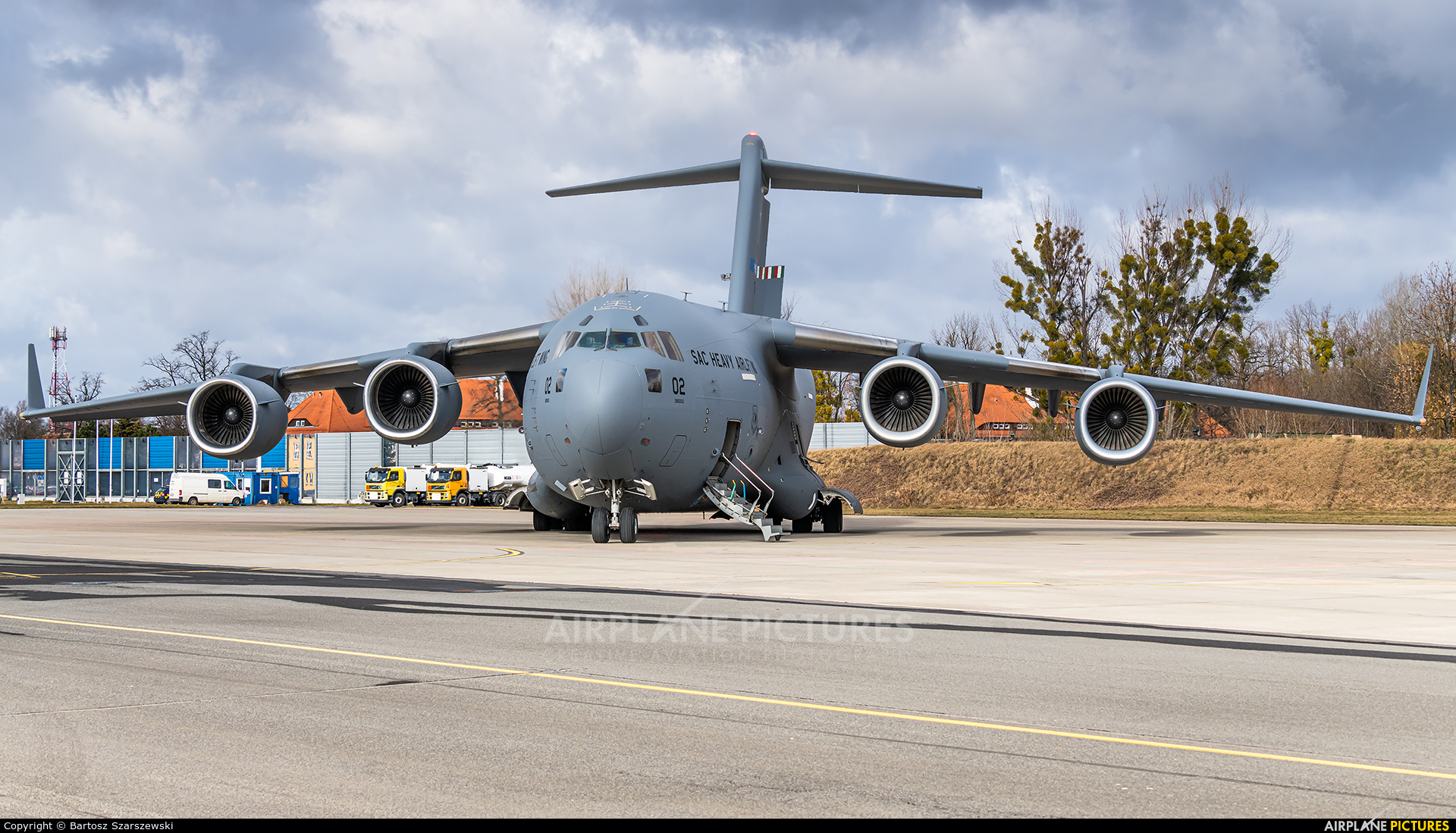 Strategic Airlift Capability NATO 08-0002 aircraft at Wrocław - Copernicus
