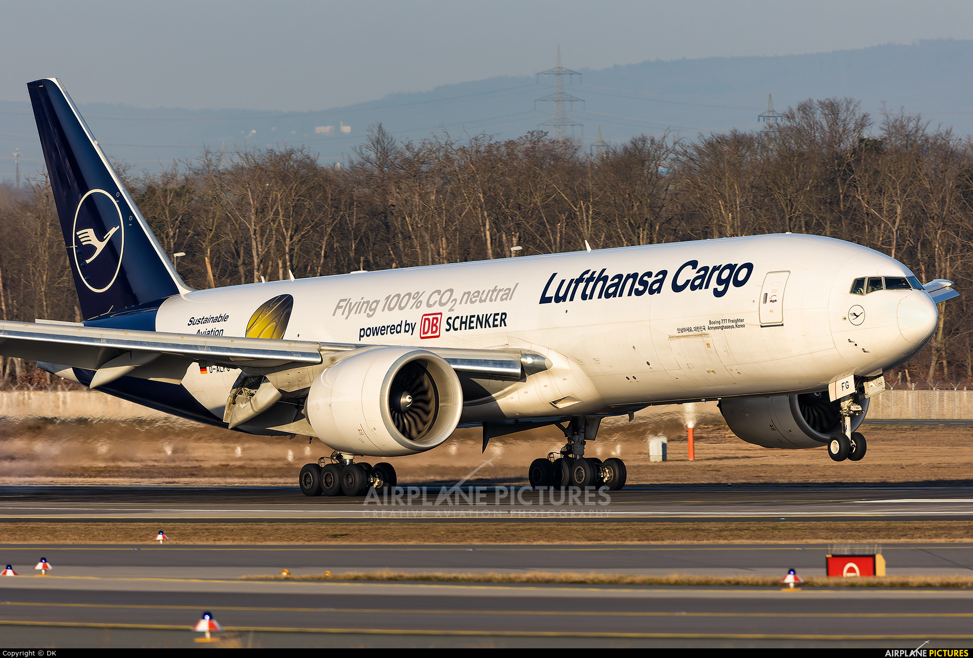Lufthansa Cargo D-ALFG aircraft at Frankfurt