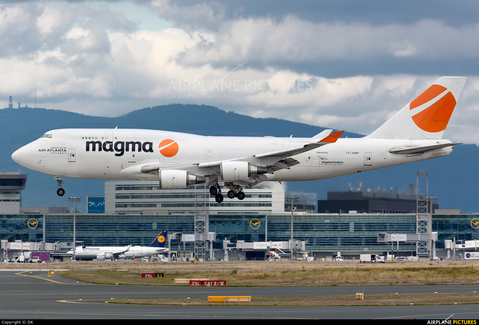 Magma Aviation TF-AMP aircraft at Frankfurt