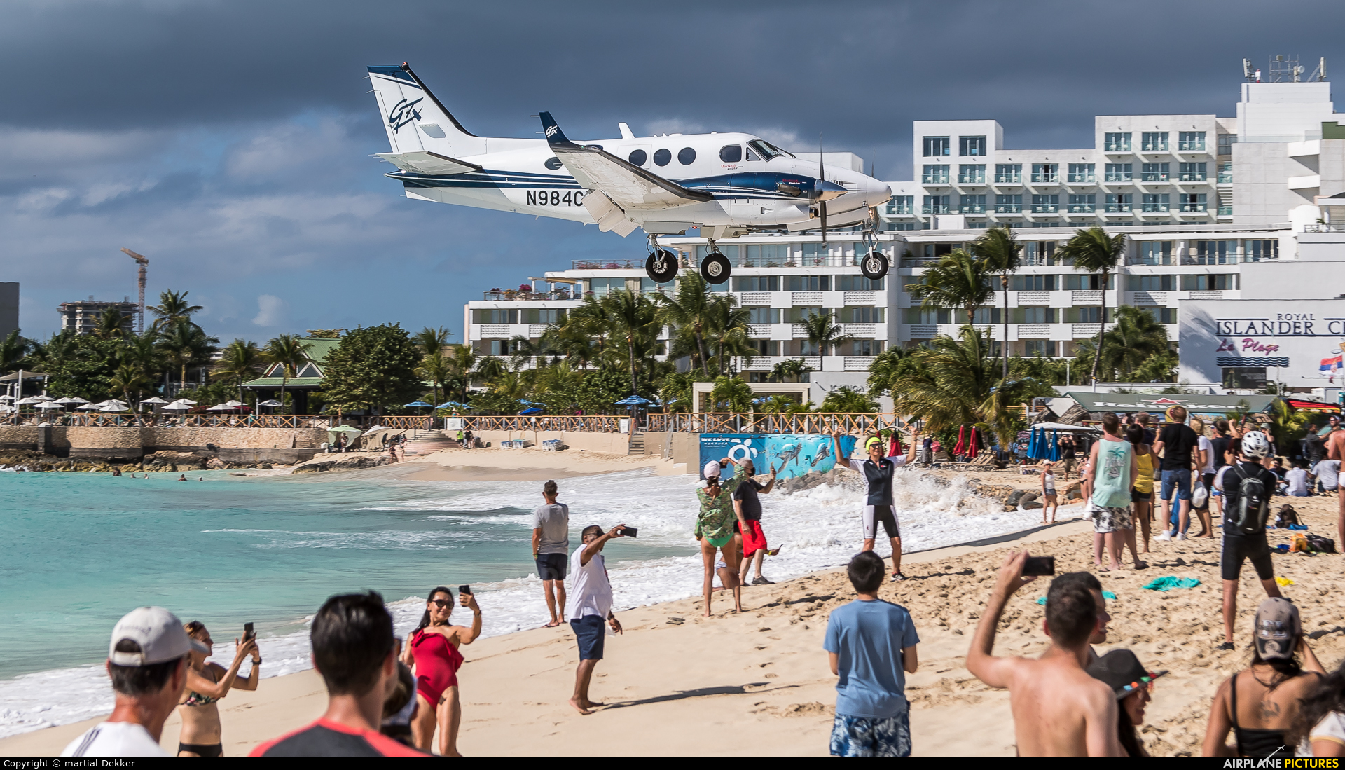 Private N984CX aircraft at Sint Maarten - Princess Juliana Intl