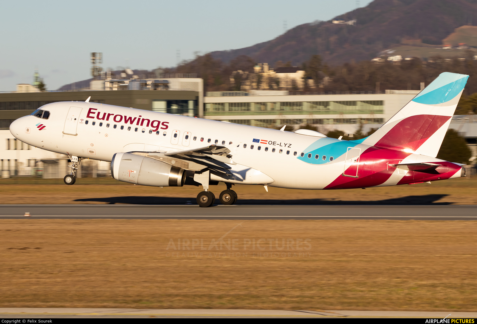 Eurowings Europe OE-LYZ aircraft at Salzburg