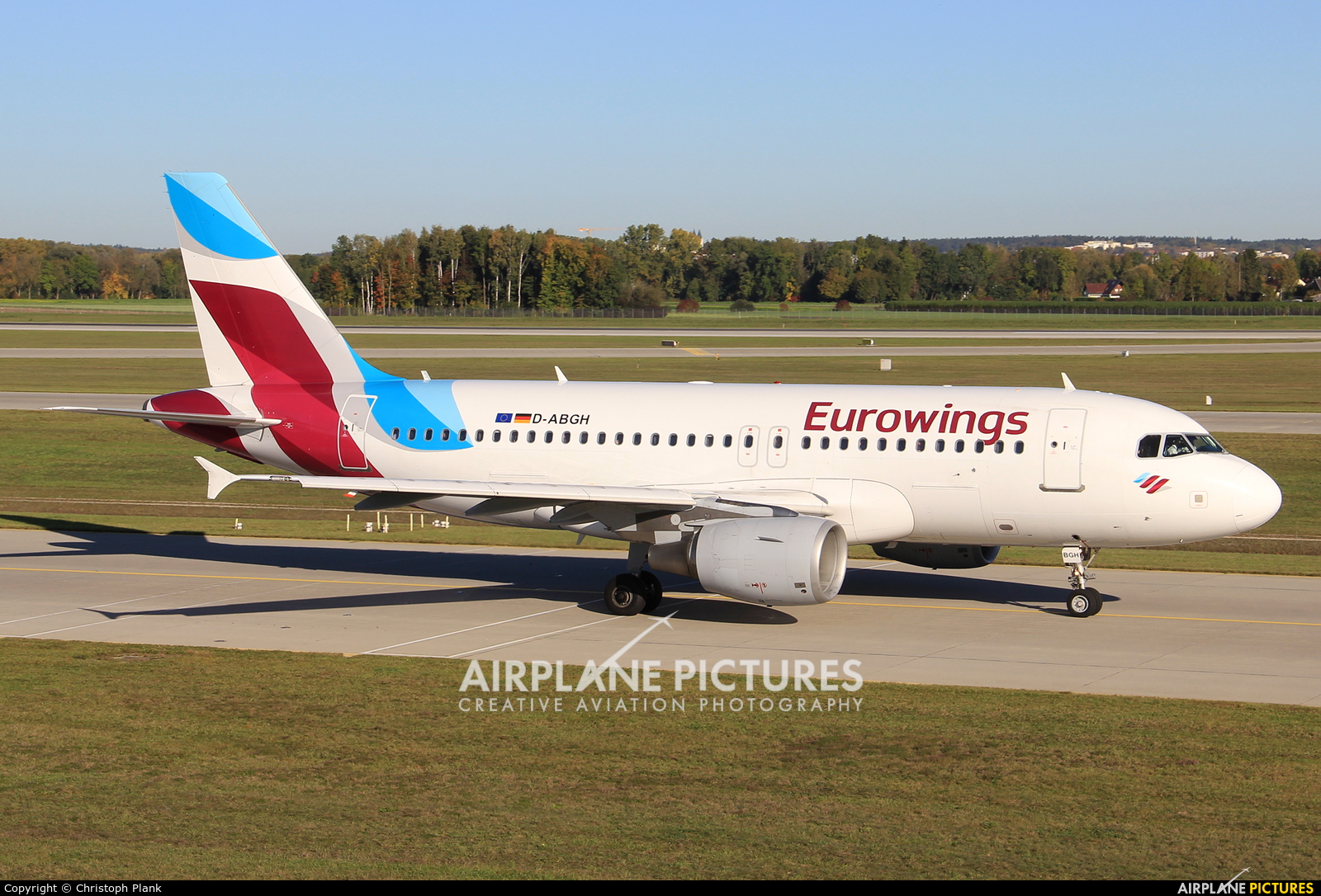Eurowings D-ABGH aircraft at Munich